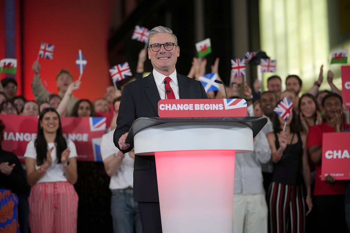 AP : UK's Labour Party leader Keir Starmer